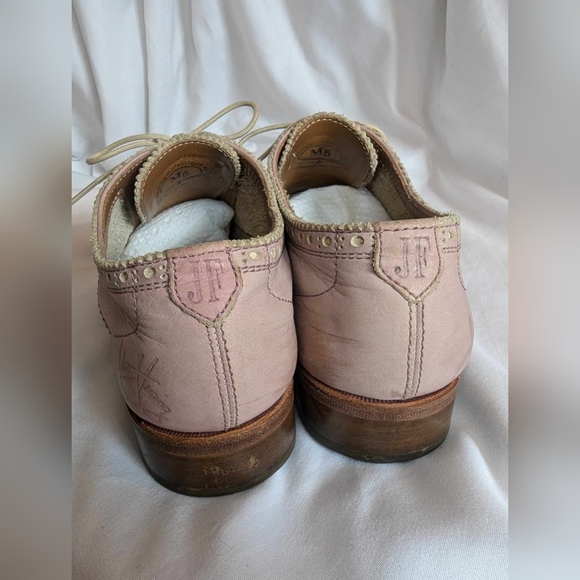 Fluevog Gateway Brandenburg pink brogue real leather size 5 - Picture 9 of 10